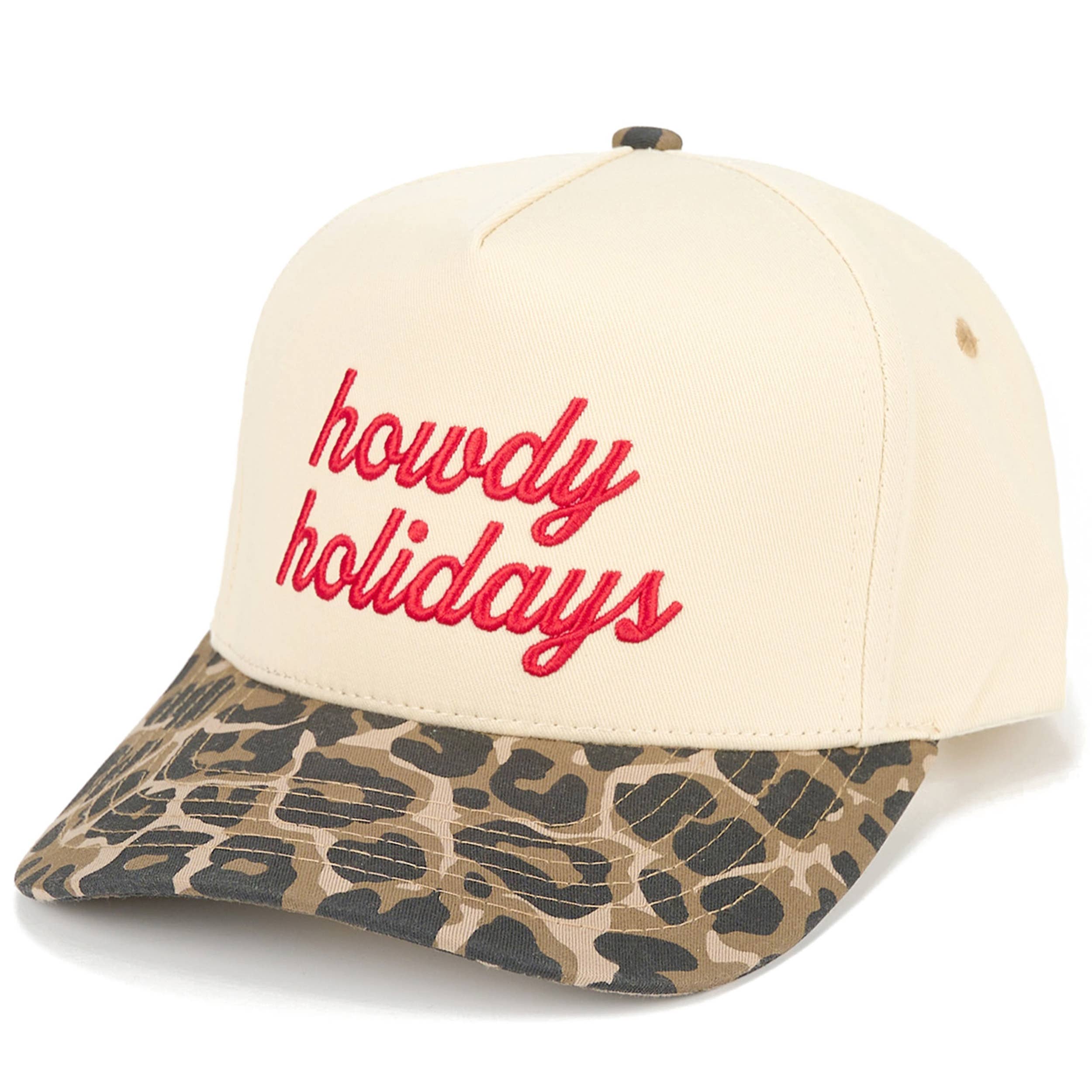 Hana - Wholesale Trucker Hat - Women's - C.C HOWDY HOLIDAYS Letter Embroidered Trucker Cap9