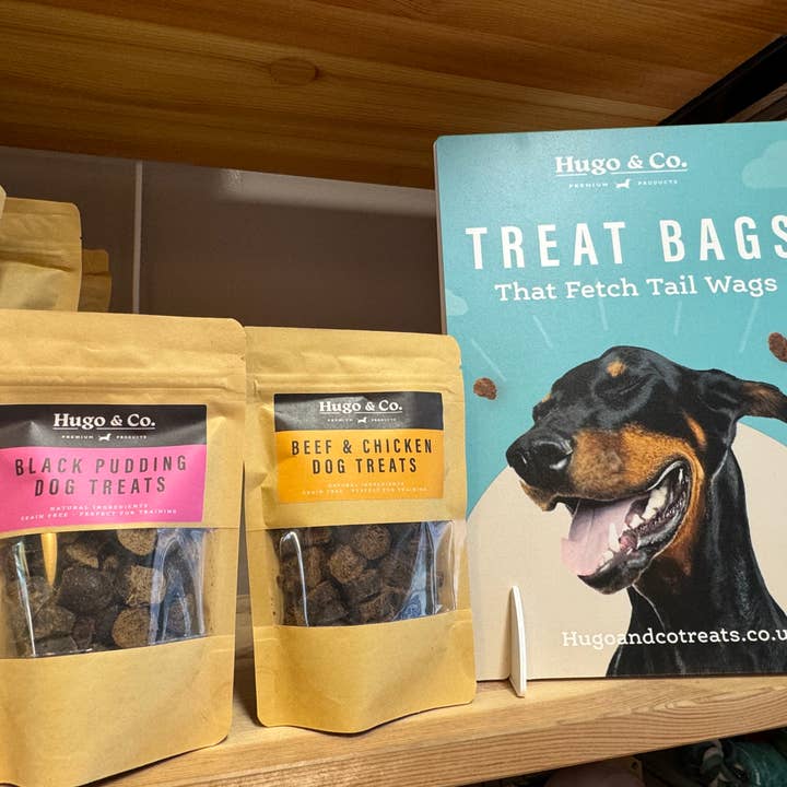 Hugo & Co Dog Treats - Wholesale Pet Treats - Dog - Black Pudding Dog Treat Bag