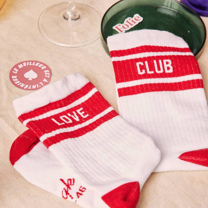 Valentine White Socks for wholesale by JAQK