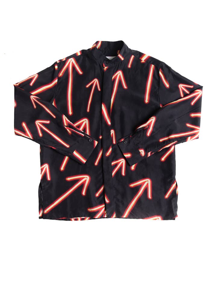 Arrow Silk Shirt for wholesale by Eyglo