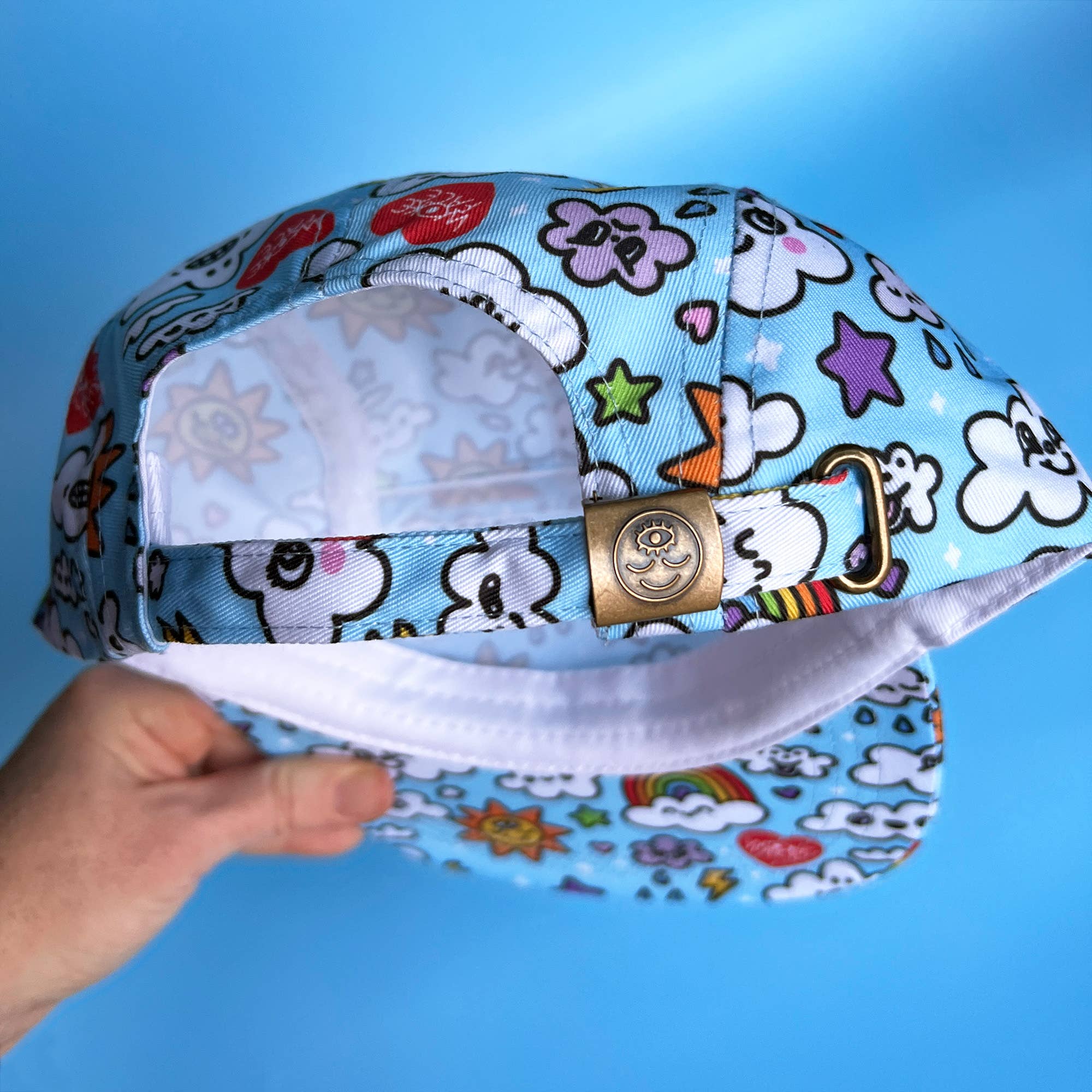 Wokeface - Wholesale Flat Brim Cap - Unisex - Hat - Cloudy Daze Pattern1