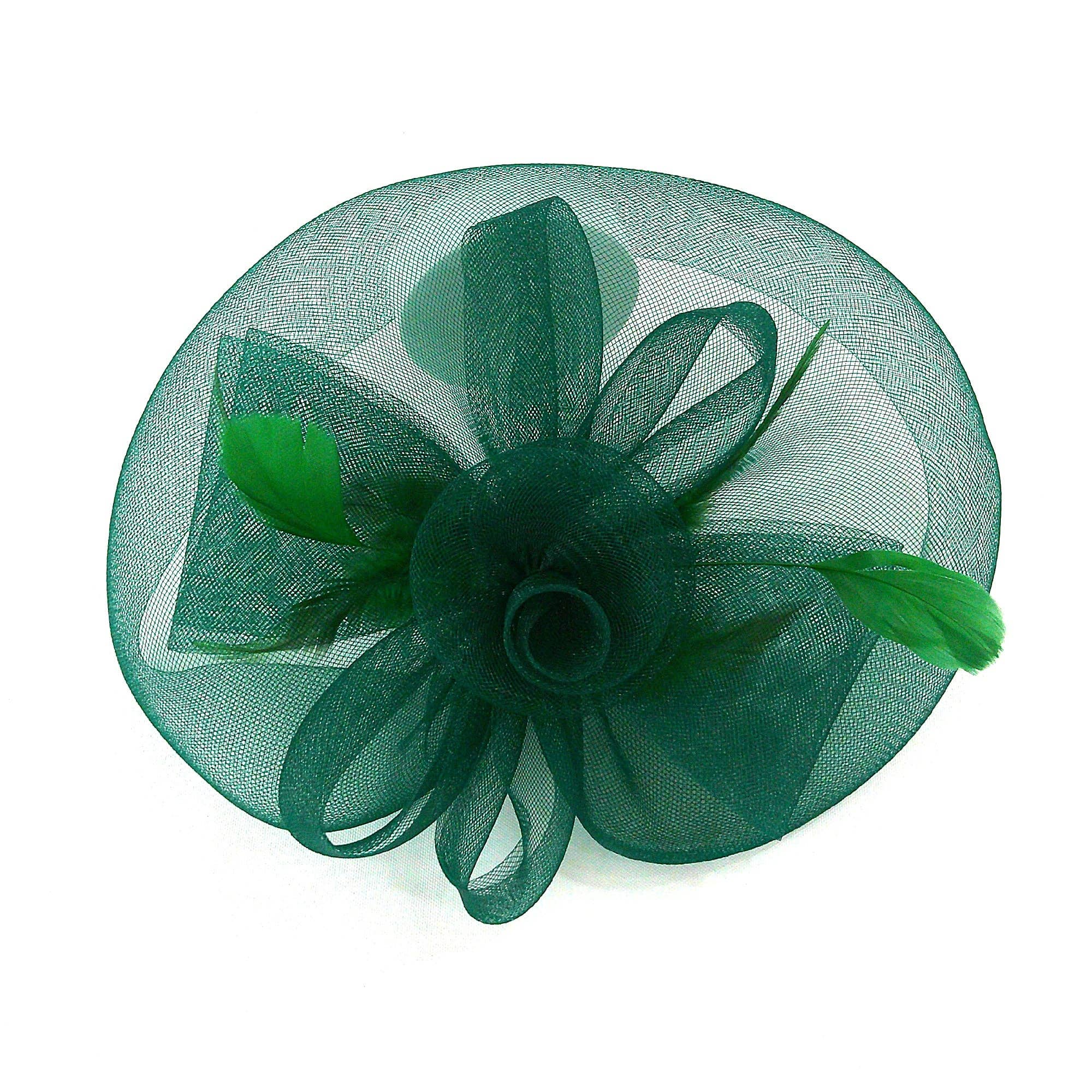 TAPA fashion - Vendita all'ingrosso Fascinator - Donna - Cappello con fiori e piume per Kentucky Derby e Tea Party FF805 (2 pezzi)5