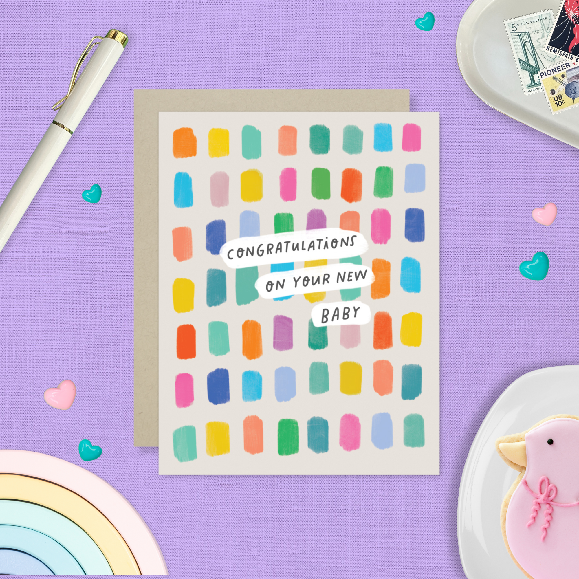 Barone and Co. - Wholesale Baby Card - New Baby Swatches5