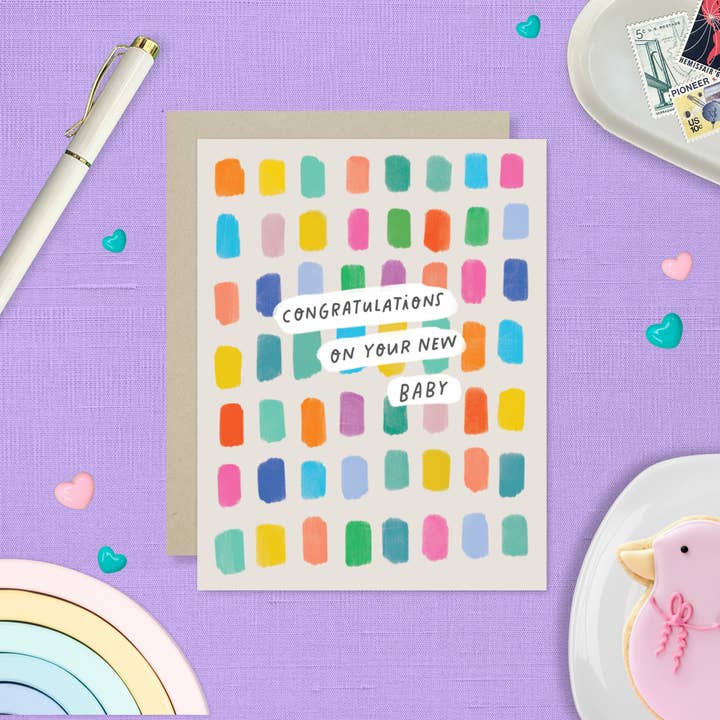 Barone and Co. - Wholesale Baby Card - New Baby Swatches5