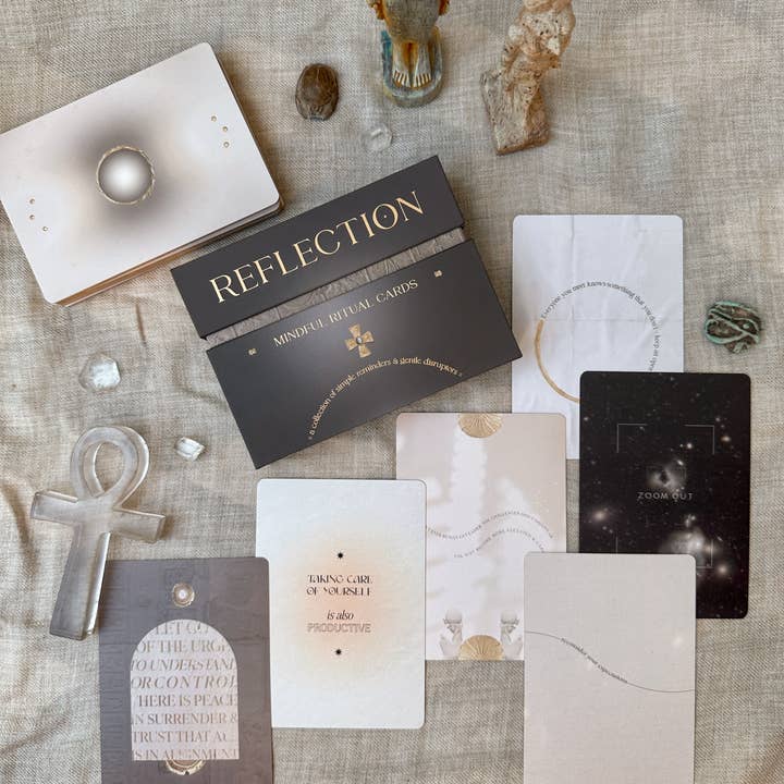 Prism + Fleur - Wholesale Tarot cards - Reflection Mindful Ritual Oracle Cards 20 units 20% off4