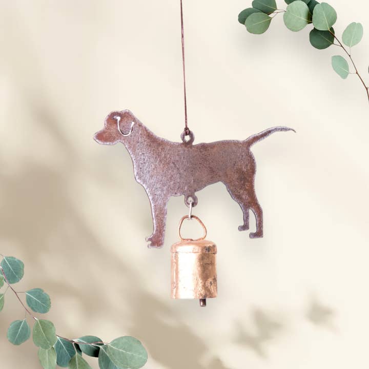 Whimsies – Großhandel Windspiele – Labor Windspiel Pet Bell Lab Mobile Garden Recyceltes Metall USA2
