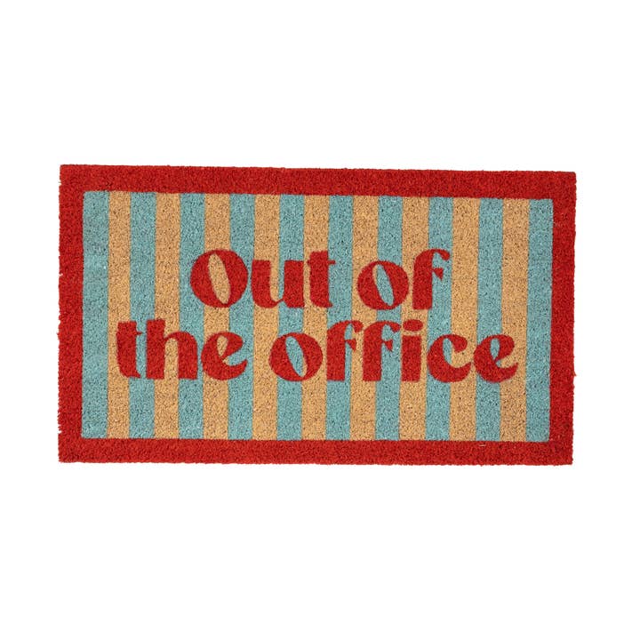Doormat "out of the office" for wholesale by Fisura