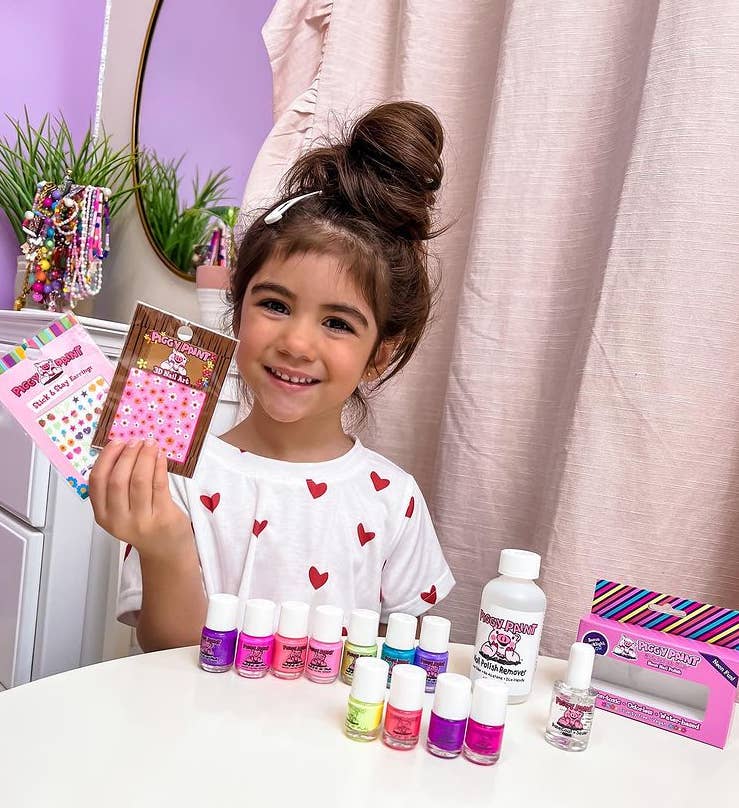 Piggy Paint - Wholesale Nail Art/Decal - Princess Nail Art Piggy Paint Non-Toxic Nail Polish1