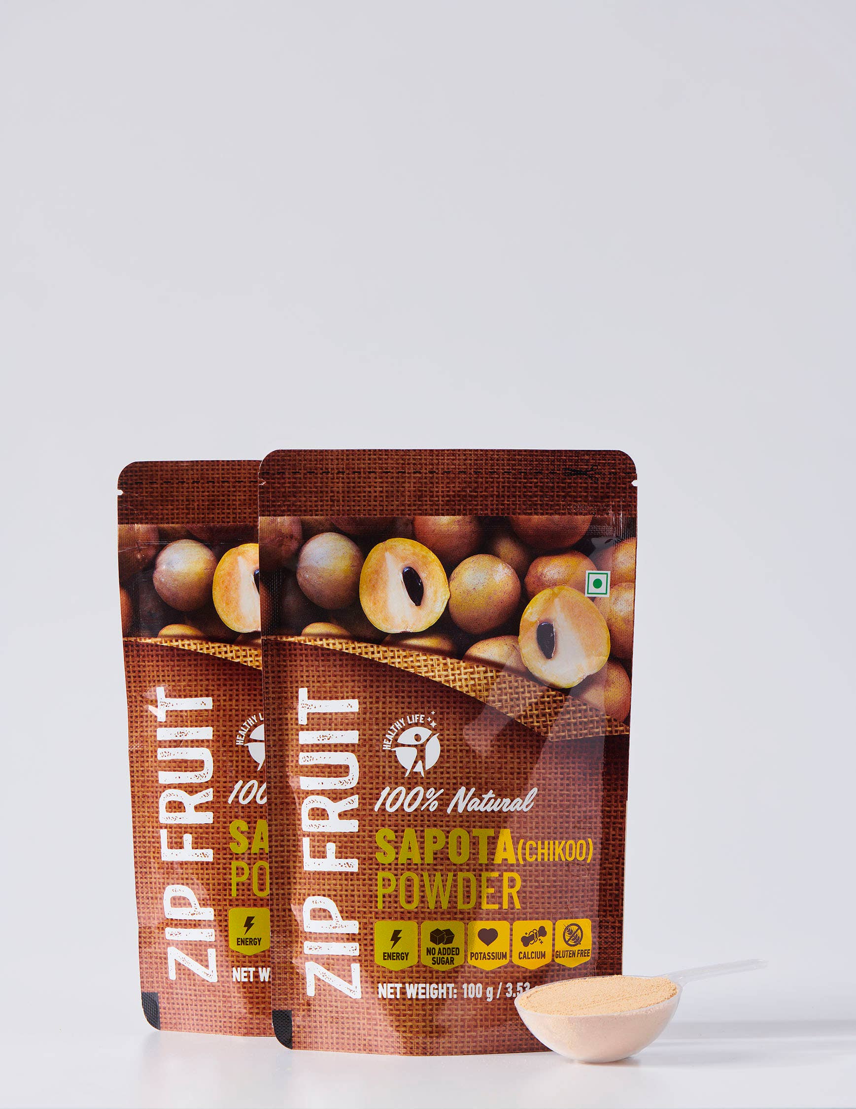 Zip Fruit - Wholesale Sugar/Sweetener - Zip Fruit Sapota Powder – Gluten-Free, Vegan & Fiber-Rich0