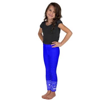 SuniaYoga - Vendita all'ingrosso Leggings - Bambini - Jhana Leggings per Ragazze - Blu elettrico2
