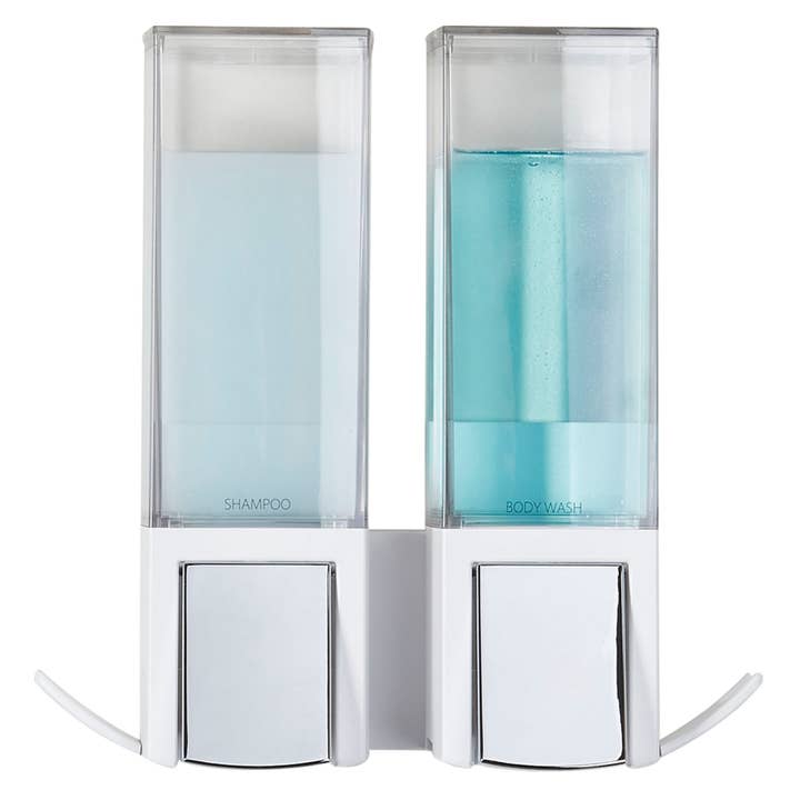 CLEVER Double Shower Dispenser for wholesale by Better Living Products