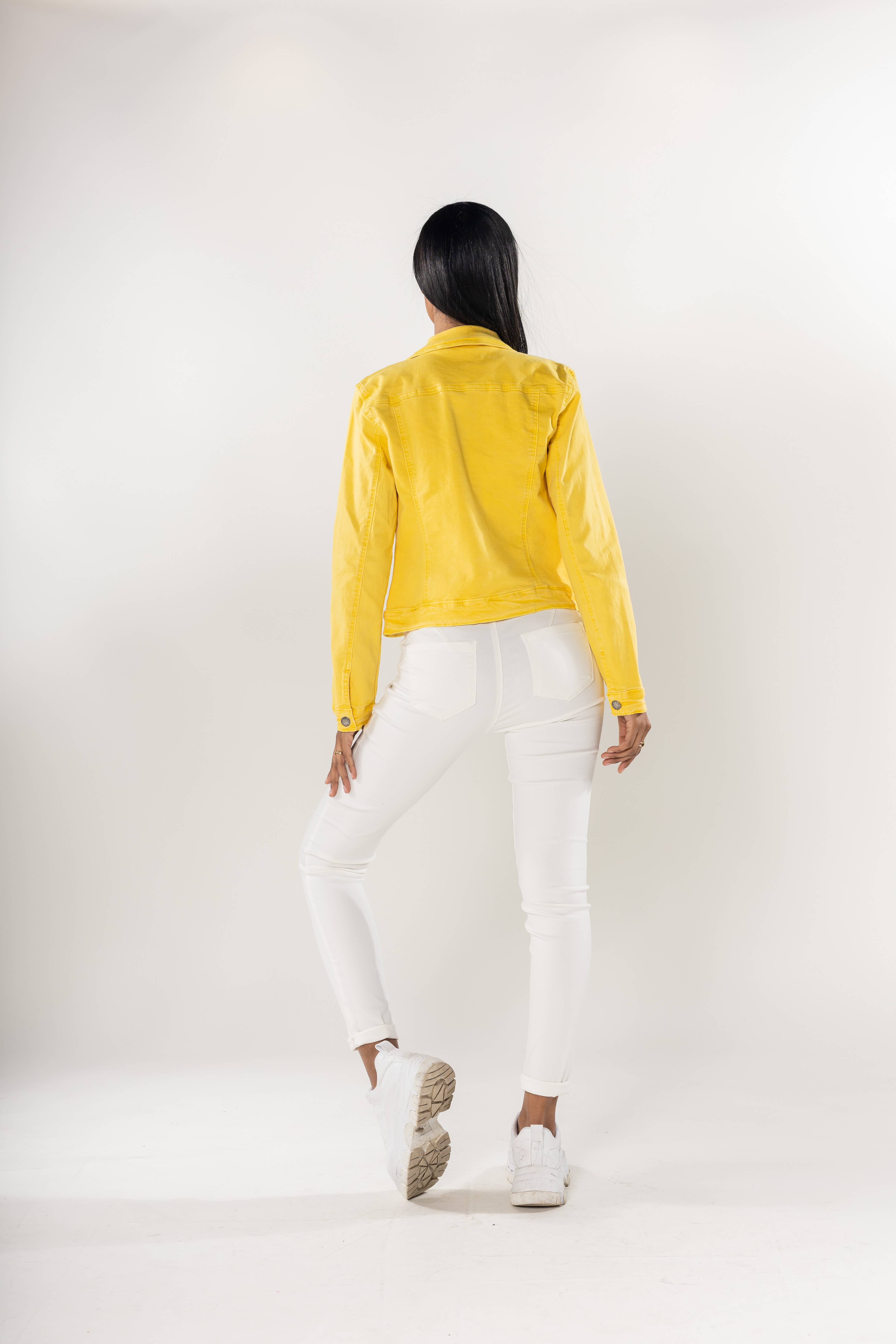 Nina Carter - Wholesale Jas - Dames - Stretch nauwsluitend jack kleur J212A15