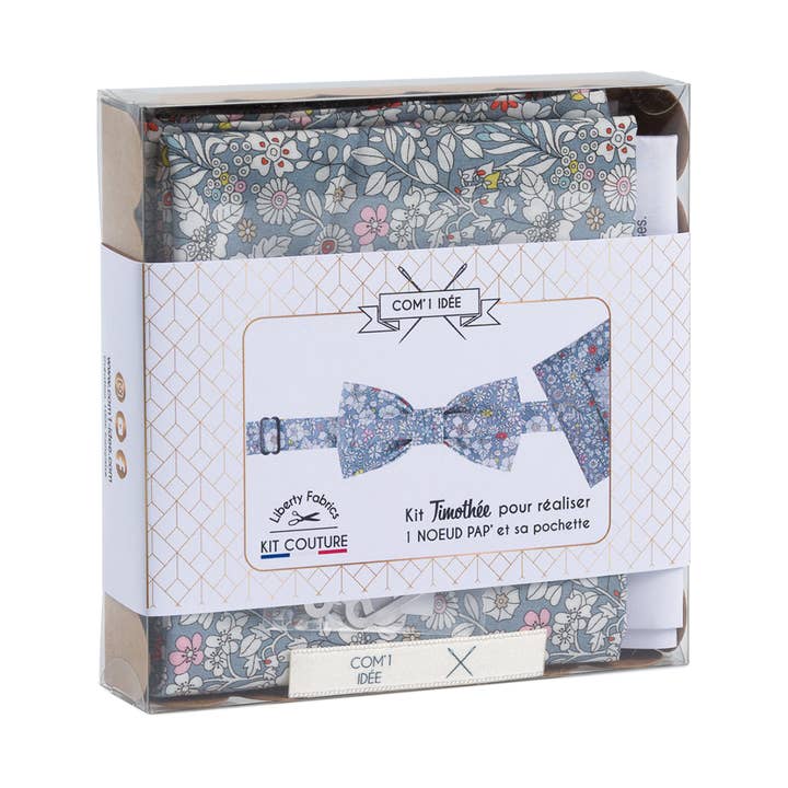 Com'1 Idée - Vente Kit de bricolage - Kit nœud papillon et sa pochette | Tom