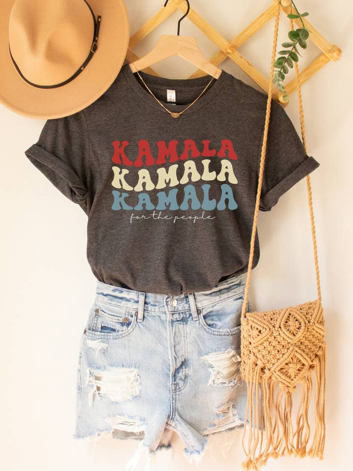 SONDO DESIGN LTD - Wholesale T-Shirt (Graphic) - Women's - Madam Vice President Shirt, Kamala Harris For The People Tee