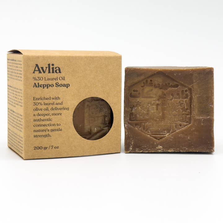 Avlia Home - Wholesale Bar Soap - Aleppo Soap Bar – 5% - 60% Laurel Oil, Natural & Handcrafted4