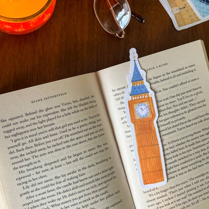 Big Ben - Illustrated Bookmark for wholesale by Emma Holmes Art