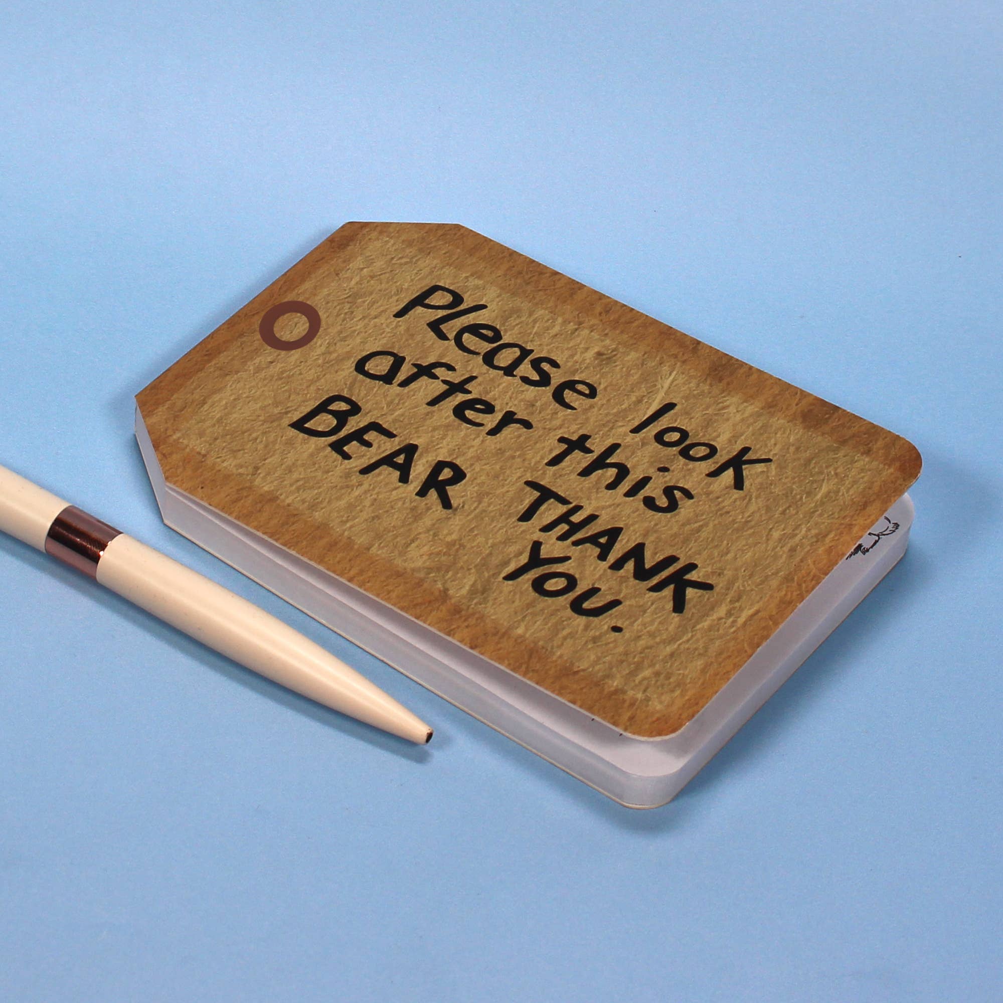 Half Moon Bay - Wholesale Notebook - Pocket Notebook Shaped - Paddington (Tag)3