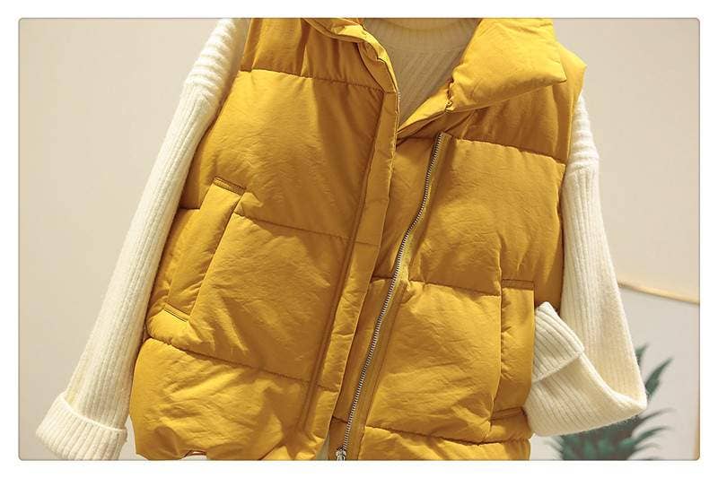 Fashion Combination - Wholesale Outerwear Vest - Women's - Women’s Puffer Vest – Cozy Winter Sleeveless Warm Gilet6