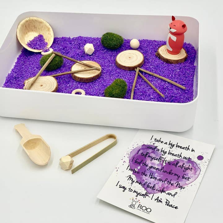 Peace & Calm Mindfulness Kit for wholesale by Roo Yoga Company