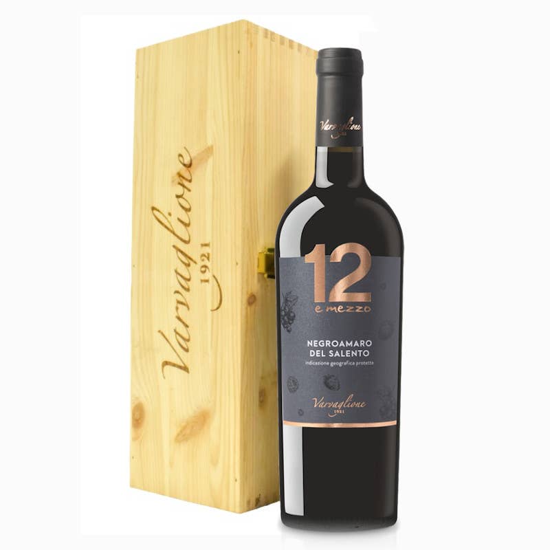 Metina SAS - Vente Vin rouge - Negroamaro Salento IGP 12 E Mezzo Varvaglione Magnum 3 litres 1