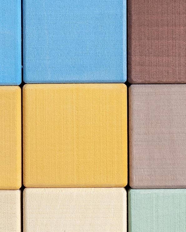 Little Poland Gallery - Wholesale Wood Toy - Kids - Meshka Rainbow and Nude Cubes4