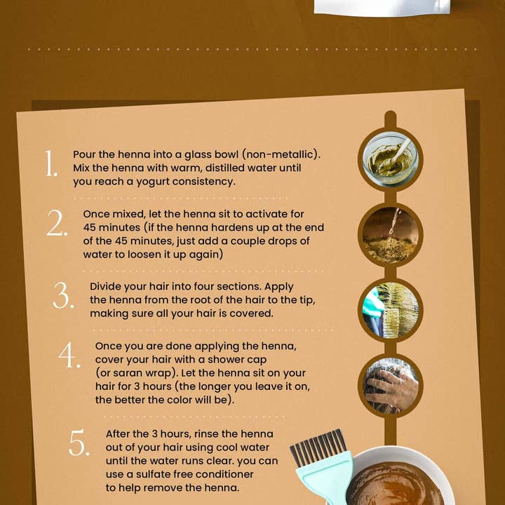 Henna Cosmetics Cypri - Wholesale Hair Dye - Natural Hair Dye Mixes | 200 Grams (7.05 oz.) + 50 Grams (1.76 oz.) of Pure Henna | 100% Natural Hair Coloring6