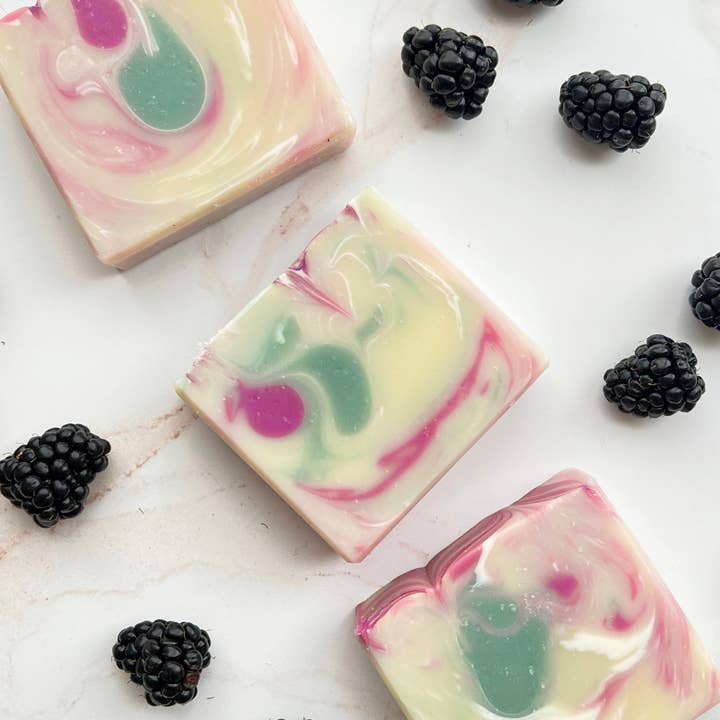 Dragonfly DayDream - Wholesale Bar Soap - BLACKBERRY SAGE Artisan Soap4
