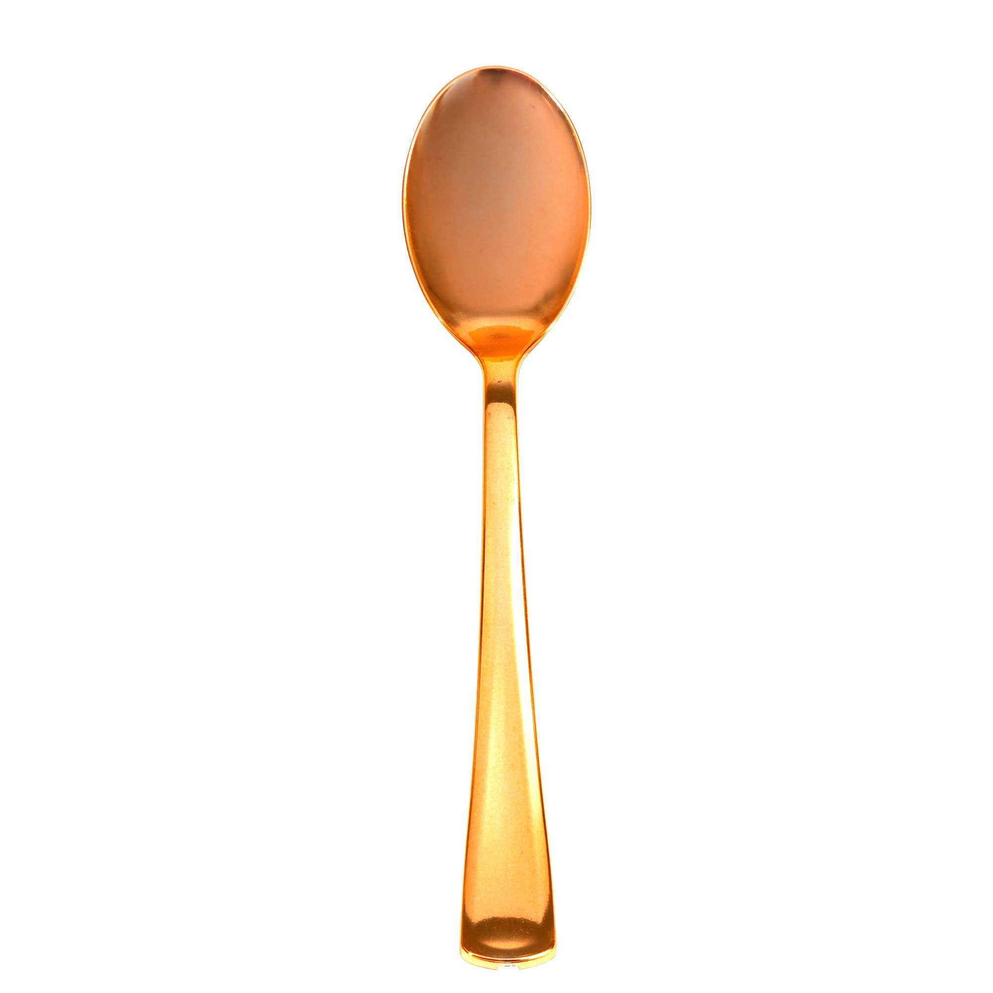 Plastic Premium Spoons Set - 50 Pcs - Rose Gold for wholesale on Faire1