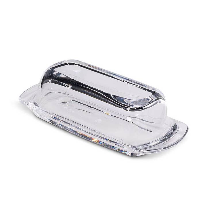 Simple Covered Butter Dish - 3x7.5"L for wholesale by Abbott