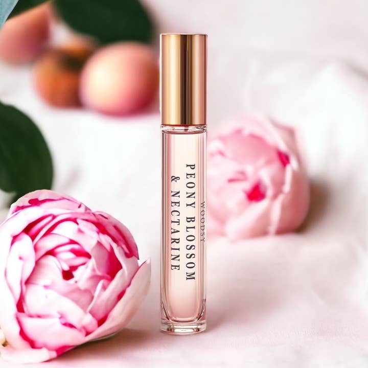 Duft: Pfingstrosenblüte und Nektarine, Roll-On-Duft, 10 ml für den Großhandel von Woodsy Homelife