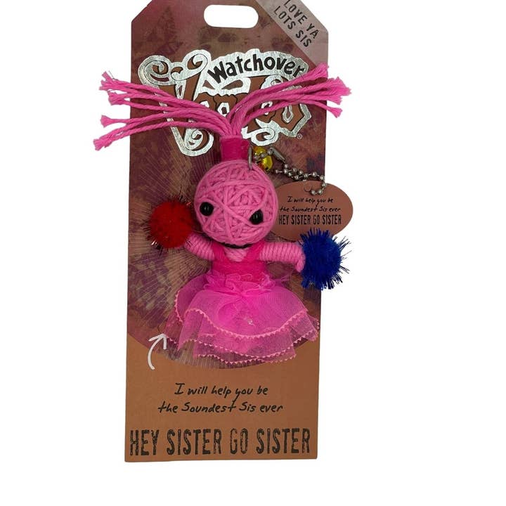 Hey Sister Go Sister - Watchover Voodoo Dolls - Porte-clés pour la vente par The H&H Group