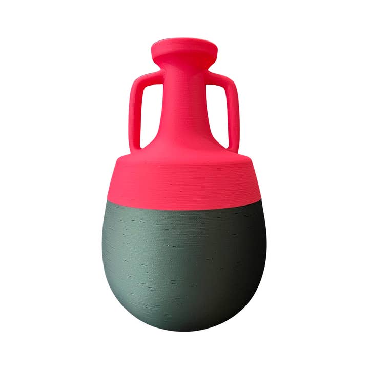 POP POT - Wholesale Vase - Vaso Commodo Large Pot Petroleum/Pink