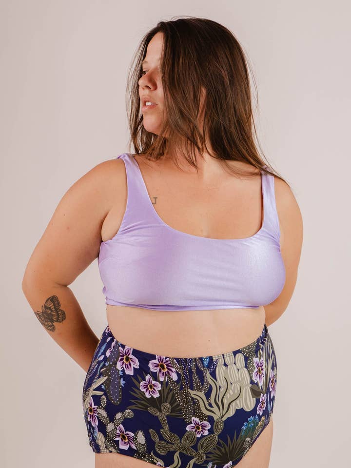 Mimi & August – wholesale Bikiniöverdelar – Dam – Tahiti Lila Bralette Bikinitopp