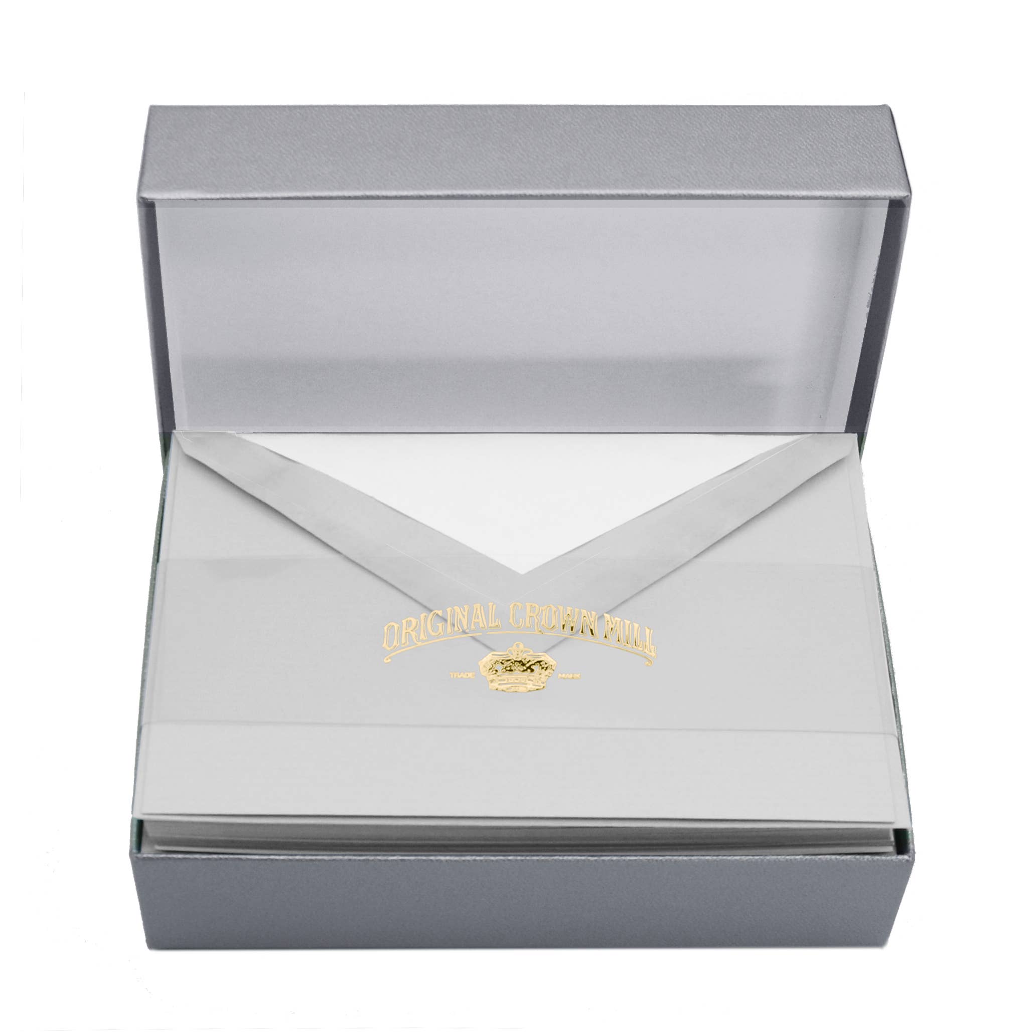 Royal Posthumus - Wholesale Stationery/Notecard Set - Crown Mill | Silver Line | Verged | 10,5x15,5cm | 5 colors2