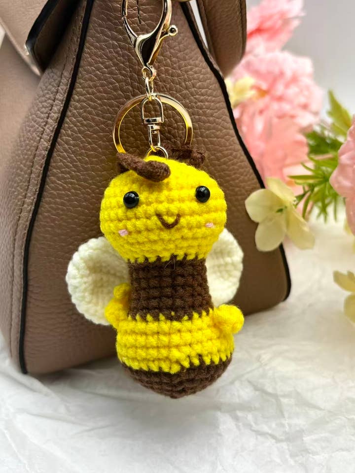 Grigri bee crochet bag accessories PC020HZ for wholesale by BYREN | ÉLINE L'ATELIER