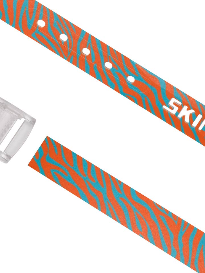 Wild Collection - Zebra Orange Belt for wholesale by Skimp