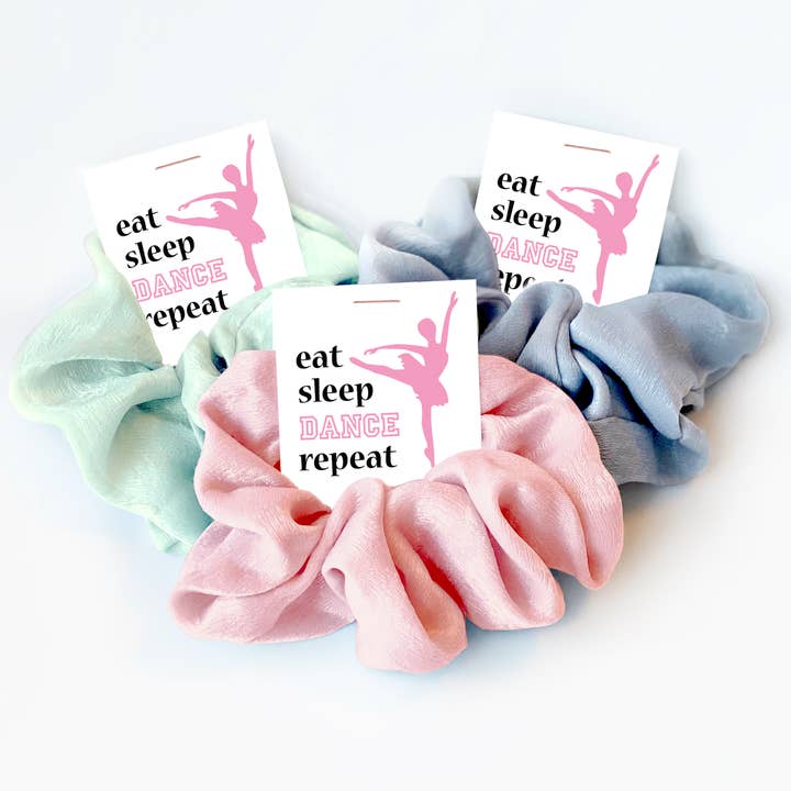 Ballet Party Favors Hair Scrunchie Dance Team Gifts for wholesale by PlumPolkaDot