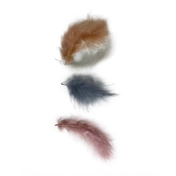 Loose Turkey Marabou Mix färgade fjädrar - Bliss för wholesale av Zucker Feather Products