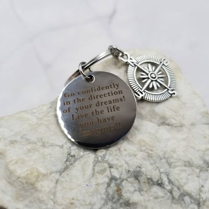 The Pretty Jewellery - Wholesale Keychain - Women's - Go confidently in the direction of your dreams Keychain1