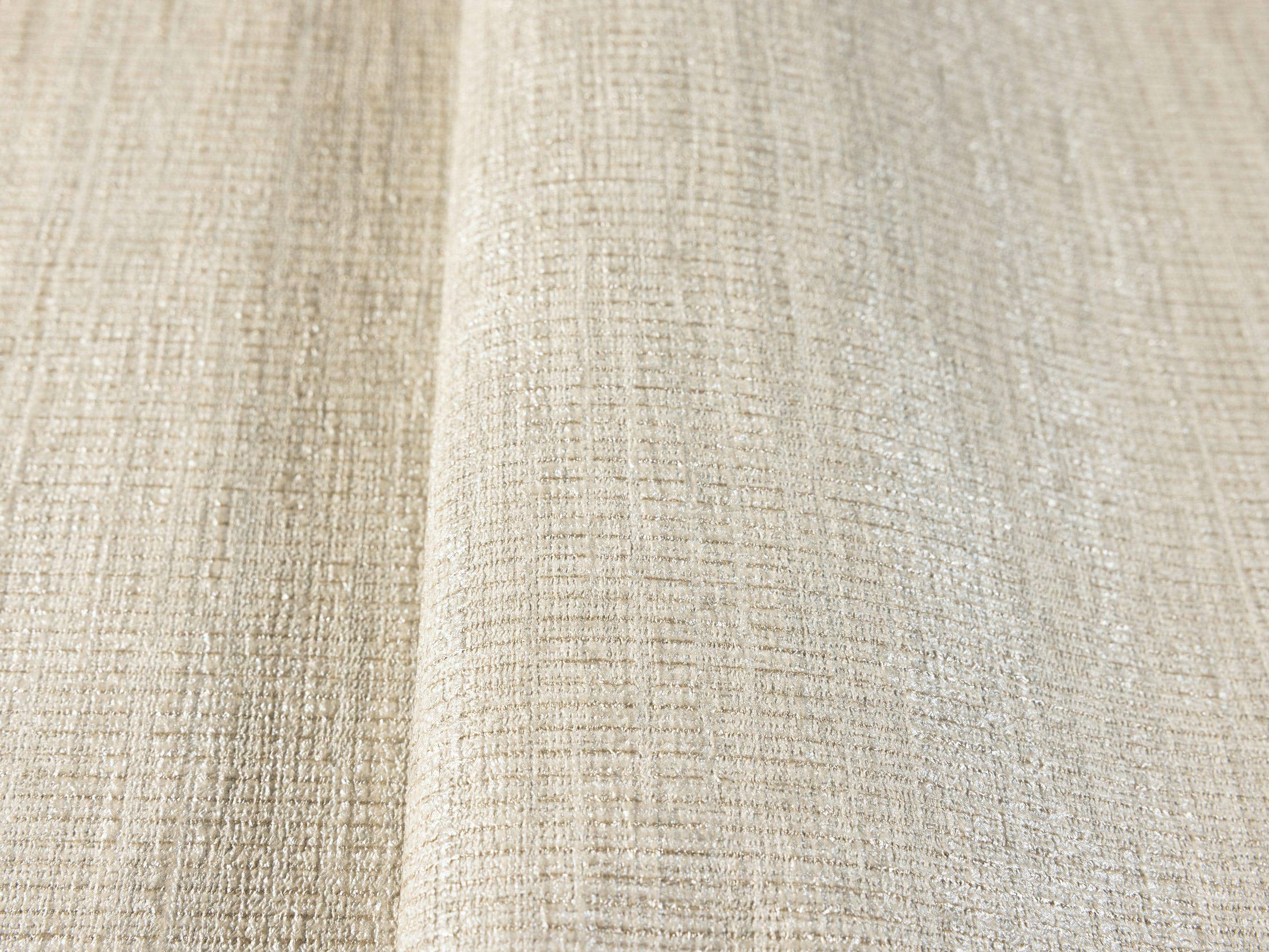 Walloro Luxury Embossed Wallpaper - Wholesale Wallpaper - Grasscloth Wallpaper, Linen Textured Wallpaper, Fabric Effect Wallcovering, Large 178 sq ft, Large Stripes, Wall Decor, Plain, Solid, Beige0