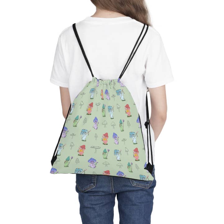 Mushroom Fairies Outdoor tas met trekkoord voor wholesale door Studio Renly