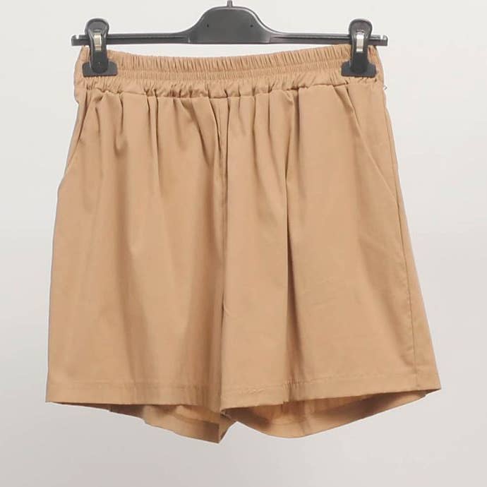 Unisex shorts with elastic waistband TDM28123-2 for wholesale by Cecile Wang