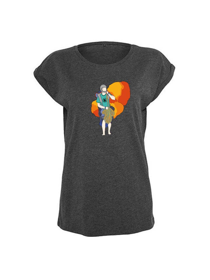 Hot Savoie 74 - Wholesale Screen Printed T-Shirt - Women's - Women's T-shirt - Paragliding14