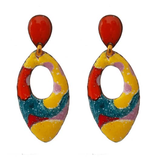 Boucles d'oreilles fantaisie pour la vente par La Tuerta