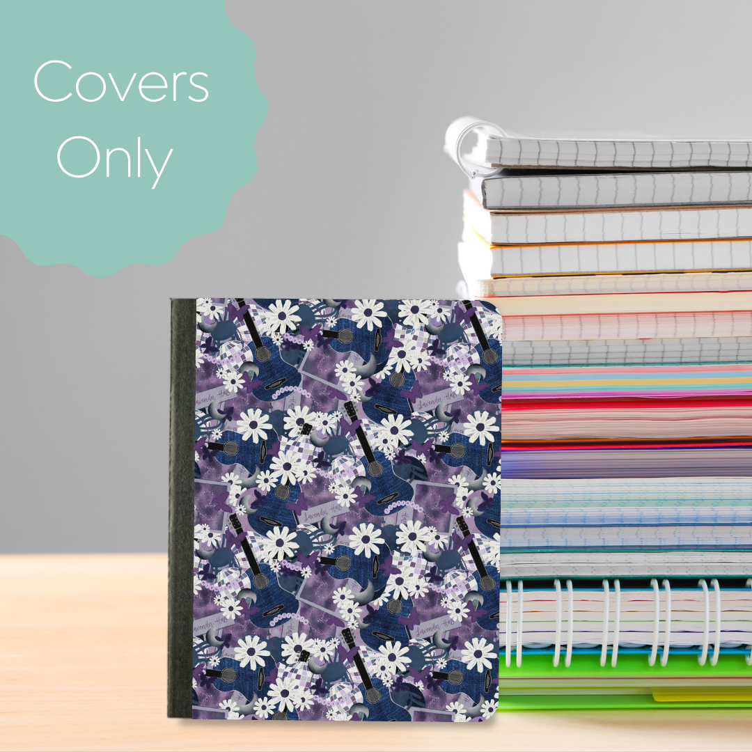 Oily Graphic Creations - Wholesale Notebook - Lavender Haze 10-Mini Composition Notebook Cover1