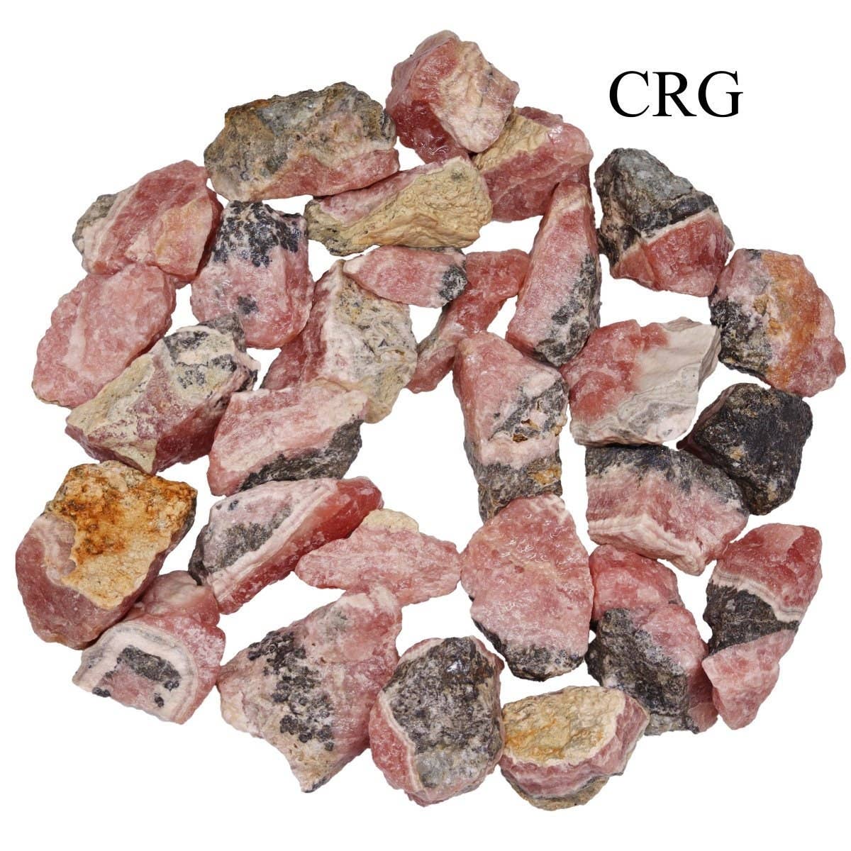 Crystal River Gems LLC - Vente Pierre et cristal de spiritualité - Rhodochrosite Brut (Taille 1 à 2 Pouces)1