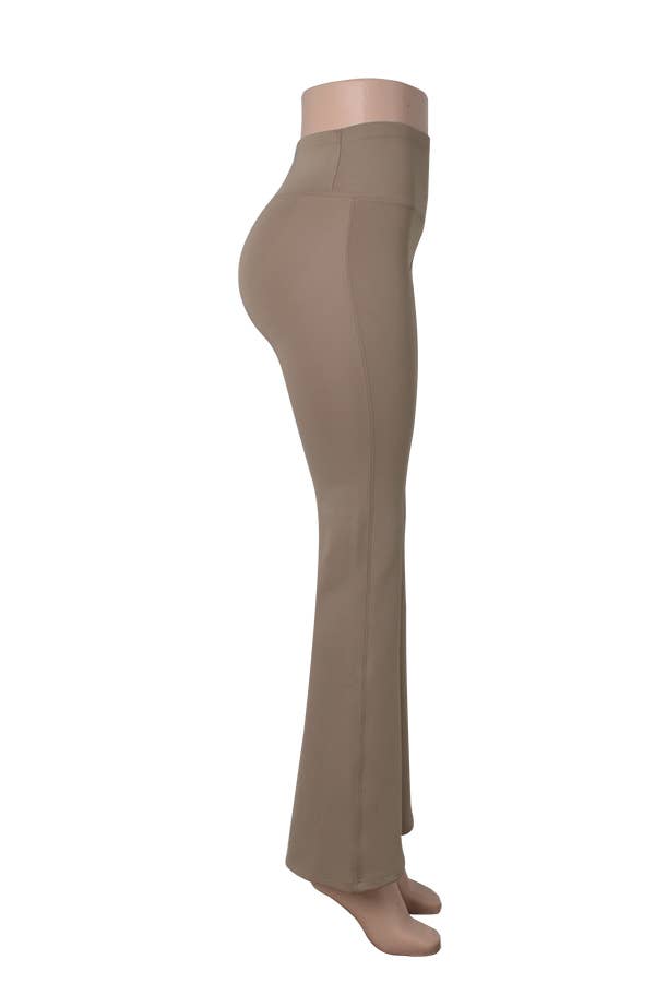 Color 5 - Wholesale Pants - Women's - Fur lined faja waist control butt lifting warm flare pants 11