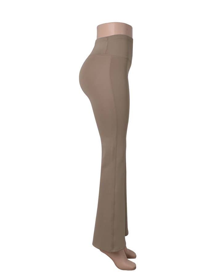 Color 5 - Wholesale Pants - Women's - Fur lined faja waist control butt lifting warm flare pants 11