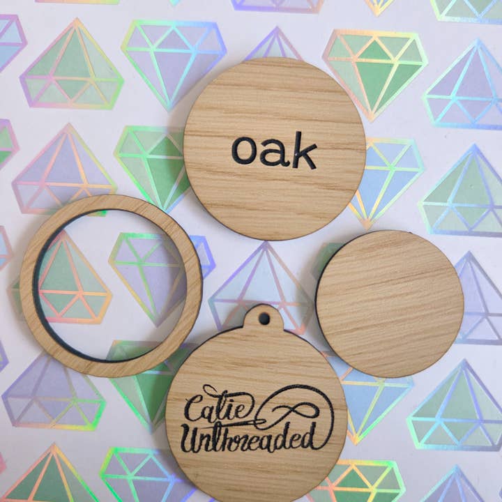 Catie Unthreaded - Wholesale DIY craft kit - DIY Mini Hoop Kits in Oak2