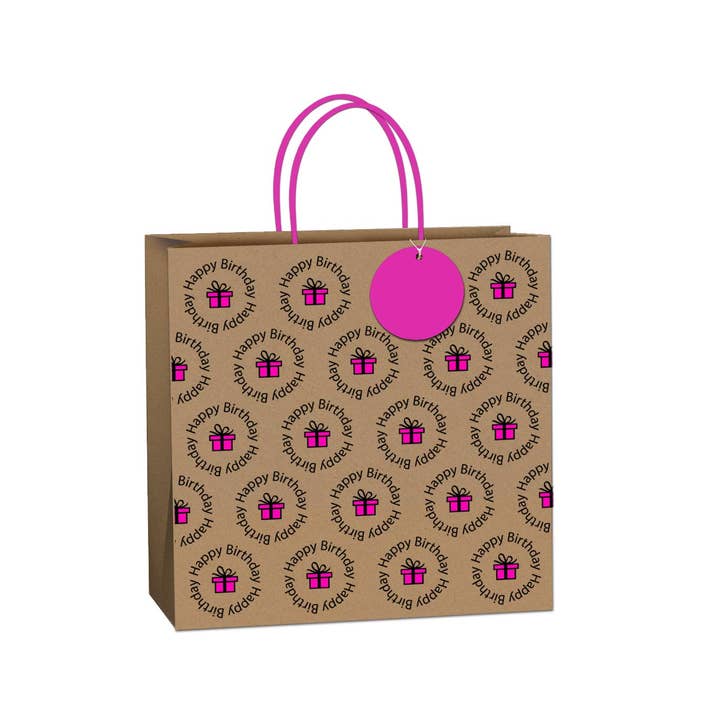 The Unique Paper Company US - Wholesale Gift bag - Eco-friendly Simply Eco Pink Gift Bags FSC™ sustainable2